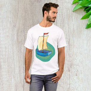 Camiseta Barco azul