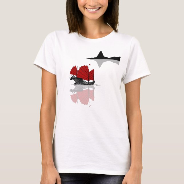 Camiseta Barco basura chino (Anverso)