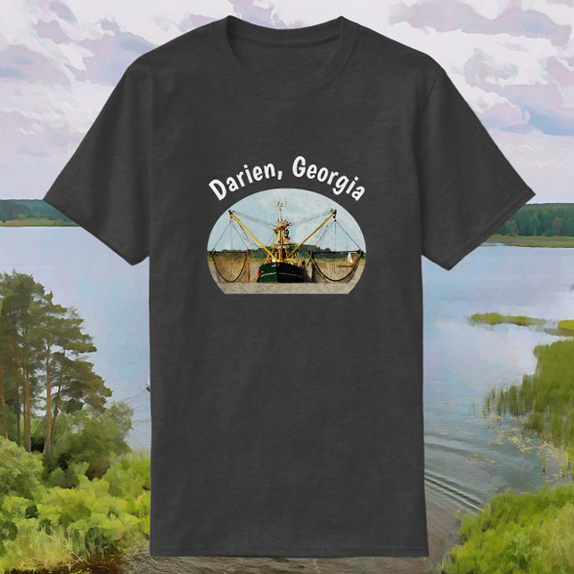 Camiseta Barco camaronero Darien Georgia (Subido por el creador)