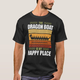 Camiseta Barco chino Carreras bote dragón Felicidad Dragon
