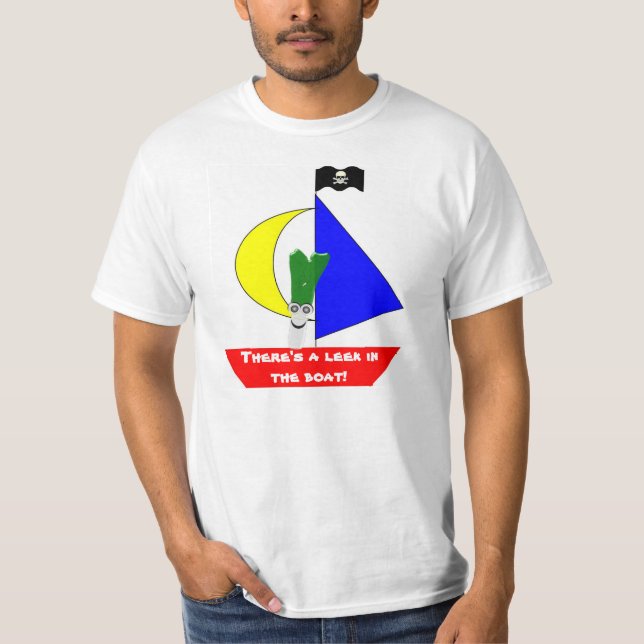 Camiseta Barco Con Una Leyenda Humorística (Anverso)