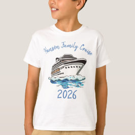 Camiseta Barco Crucero Personalizado