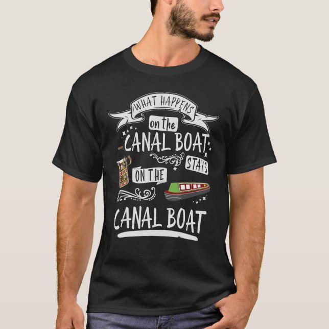 Camiseta Barco De Barco Y Canal Para Los Propietarios De Ba (Anverso)