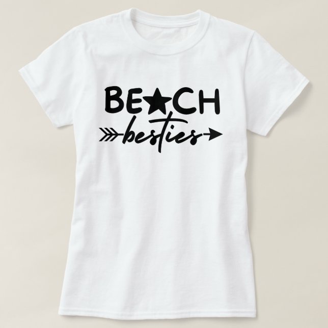Camiseta Barco de Bestias de Playa, Chicas Regalos de Viaje (Diseño del anverso)