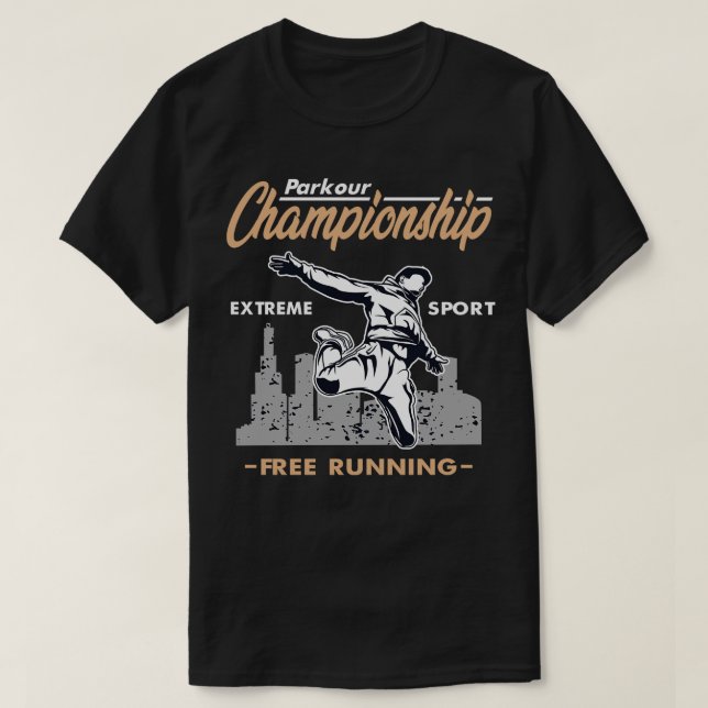 Camiseta Barco de cadera libre PARKOUR (Diseño del anverso)