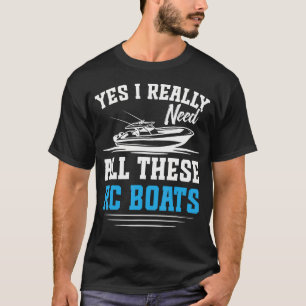 Camiseta Barco de Control Remoto Rc Captain Cruise Necesita