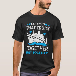 Camiseta Barco de crucero femenino Guay Cruise Couple Art M