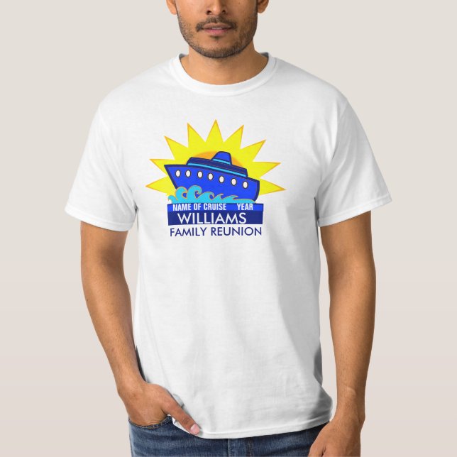 Camiseta Barco de cruceros con la reunión o el (Anverso)