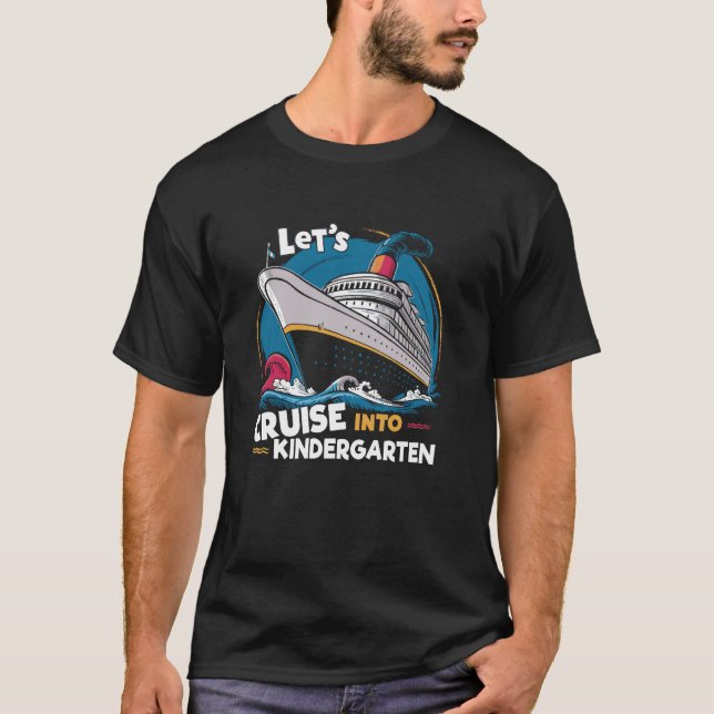 Camiseta Barco De Cruceros Kindergarten De Vuelta A Los Chi (Anverso)