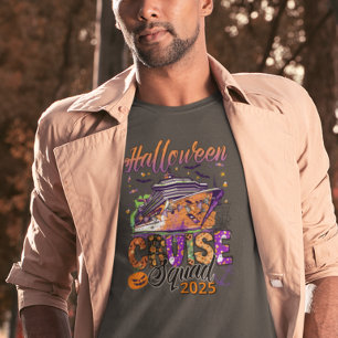 Camiseta Barco de escuadrón de crucero de Halloween