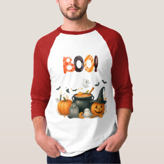 Camiseta BARCO de fantasma y calabaza