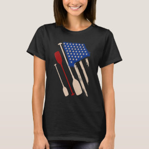 Camiseta Barco de fila Team America Tradition Paddle Bote