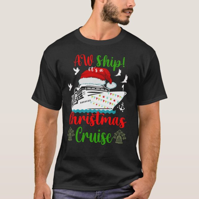 Camiseta ¡barco de guerra! Es un crucero de navidades. (Anverso)