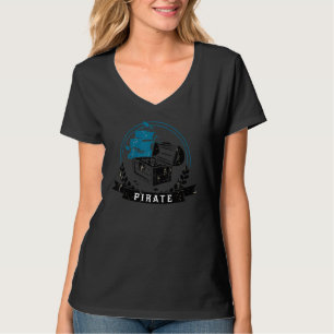 Camiseta Barco de Halloween Pirate Treasure Chest