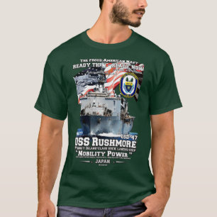 Camiseta Barco de la marina USS Rushmore LSD47