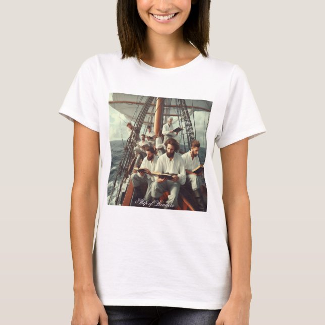 Camiseta Barco de lectores (Anverso)