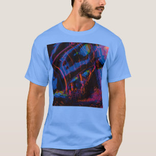 Camiseta Barco de observación abstracta