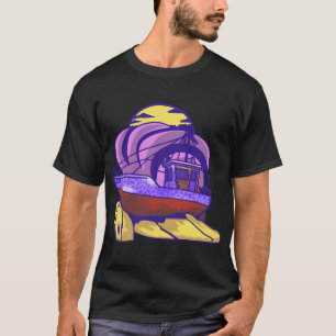 Camiseta Barco de pesca explorador náutico Océano Marinero