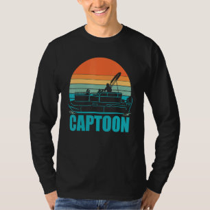 Camiseta Barco de recreo Captoon Pontón Tritón Capitán Pont