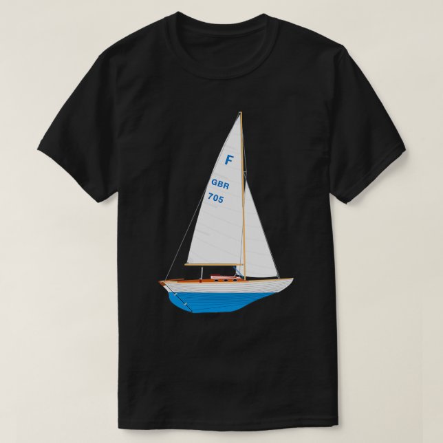 Camiseta Barco de remos 705 (Diseño del anverso)