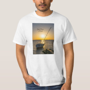 Camiseta Barco de vela al atardecer Shipwreck Golfo Breeze 