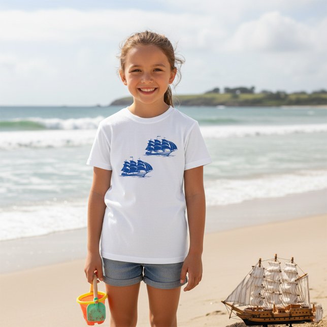 Camiseta Barco de Vela Antiguo Clipper Oceánico Náutico (Subido por el creador)