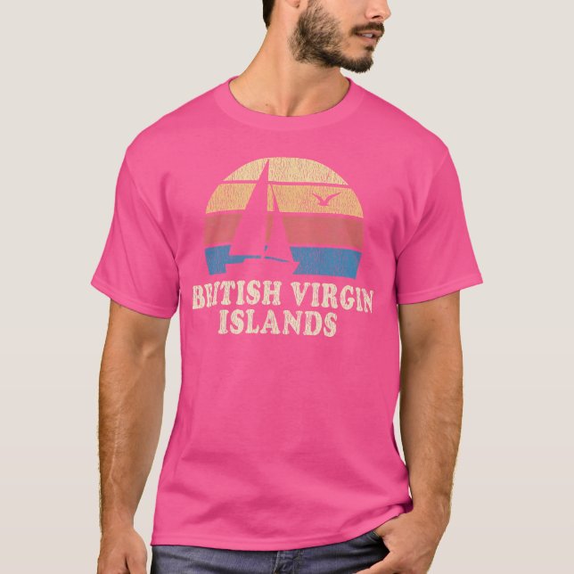 Camiseta Barco de vela de las Islas Vírgenes Británicas, Añ (Anverso)