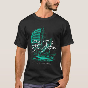 Camiseta Barco de vela de las Islas Vírgenes de St John Us