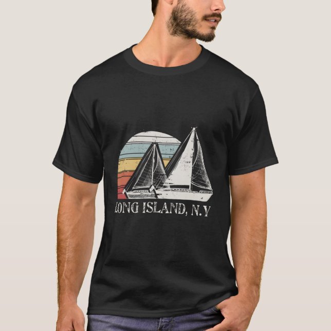 Camiseta Barco de vela de Long Island (Anverso)