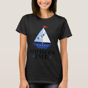 Camiseta Barco de vela del mejor padrino del mundo para niñ