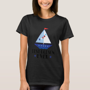 Camiseta Barco de vela del mejor padrino del mundo para niñ