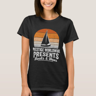 Camiseta Barco de vela divertido al atardecer retro navegan