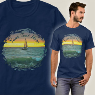 Camiseta Barco de vela en la bahía de Banderas 0884