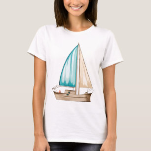 Camiseta Barco de vela femenino