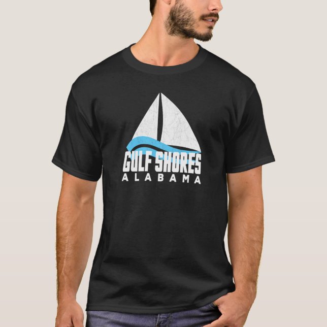 Camiseta Barco de vela Golfo Shores Mar Cruiser Yachate Gol (Anverso)
