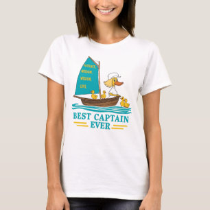 Camiseta Barco de vela Mama Duck & Babies - Arte de viajes