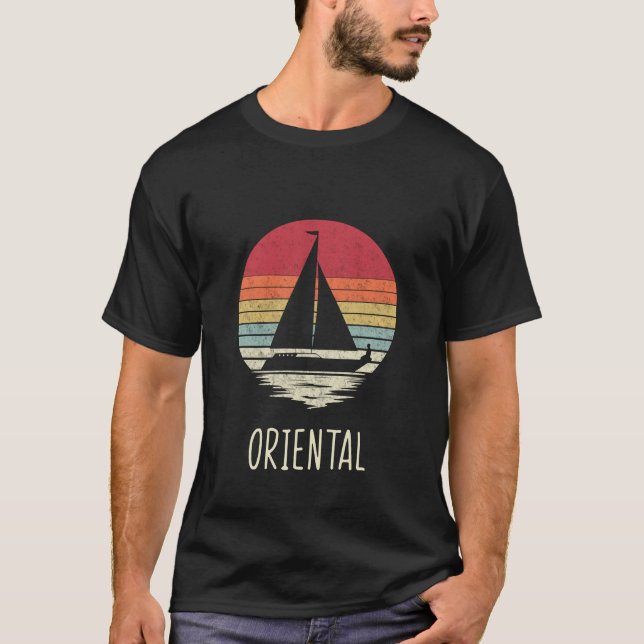 Camiseta Barco de vela oriental con problemas de la época r (Anverso)