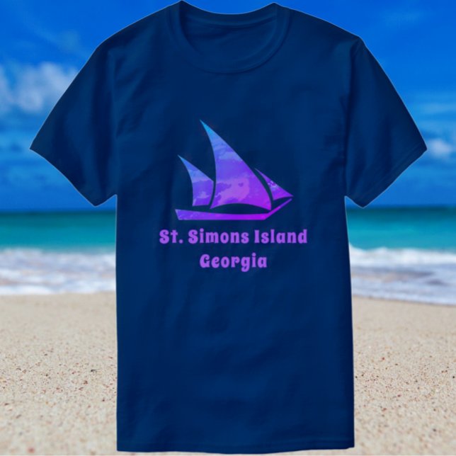 Camiseta Barco de vela St. Simons Island GA (Subido por el creador)