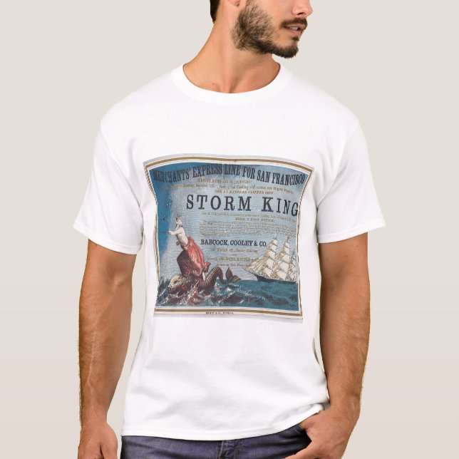 Camiseta Barco de vela Storm King Clipper (Anverso)