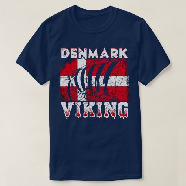 Camiseta Barco de Viaje Danés (Diseño del anverso)