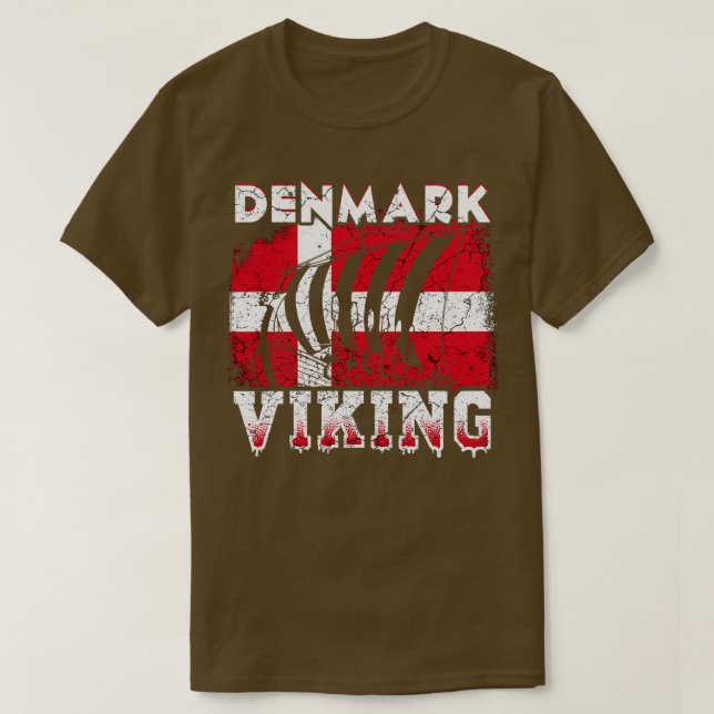Camiseta Barco de Viaje Danés (Diseño del anverso)