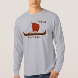 Camiseta Barco de Viaje de Navegación Roja II