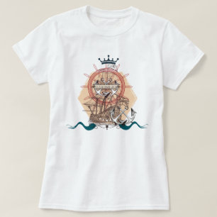 Camiseta Barco de vintage