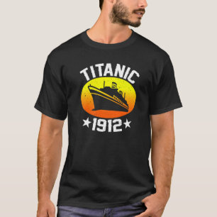 Camiseta Barco de vintage de crucero Retro Titanic 1912 4