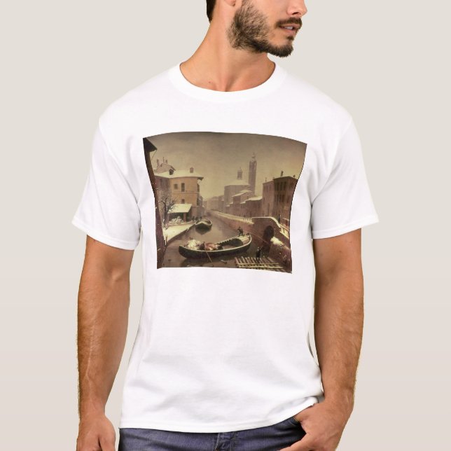 Camiseta Barco debajo de la nieve (Anverso)