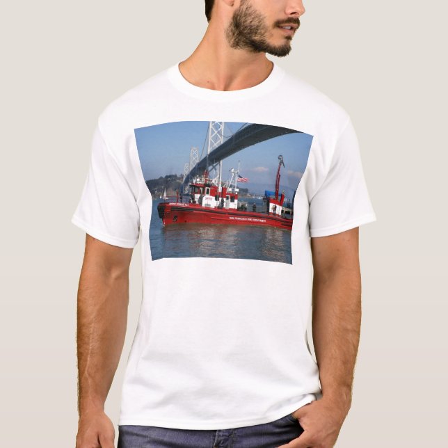 Camiseta Barco del fuego de San Francisco (Anverso)