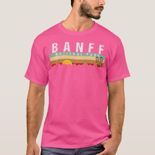 Camiseta Barco del Parque Nacional Banff - Regalo de Tee de