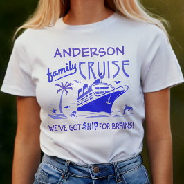 Camiseta Barco divertido para vacaciones de crucero familia