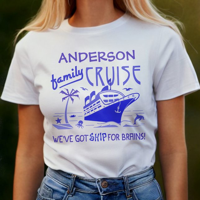 Camiseta Barco divertido para vacaciones de crucero familia (Subido por el creador)