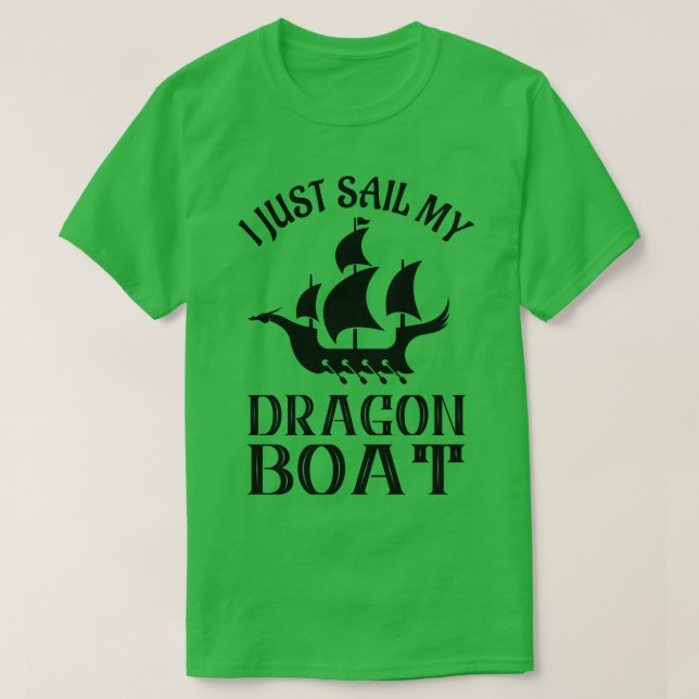 Camiseta Barco Dragón de Viaje (Diseño del anverso)